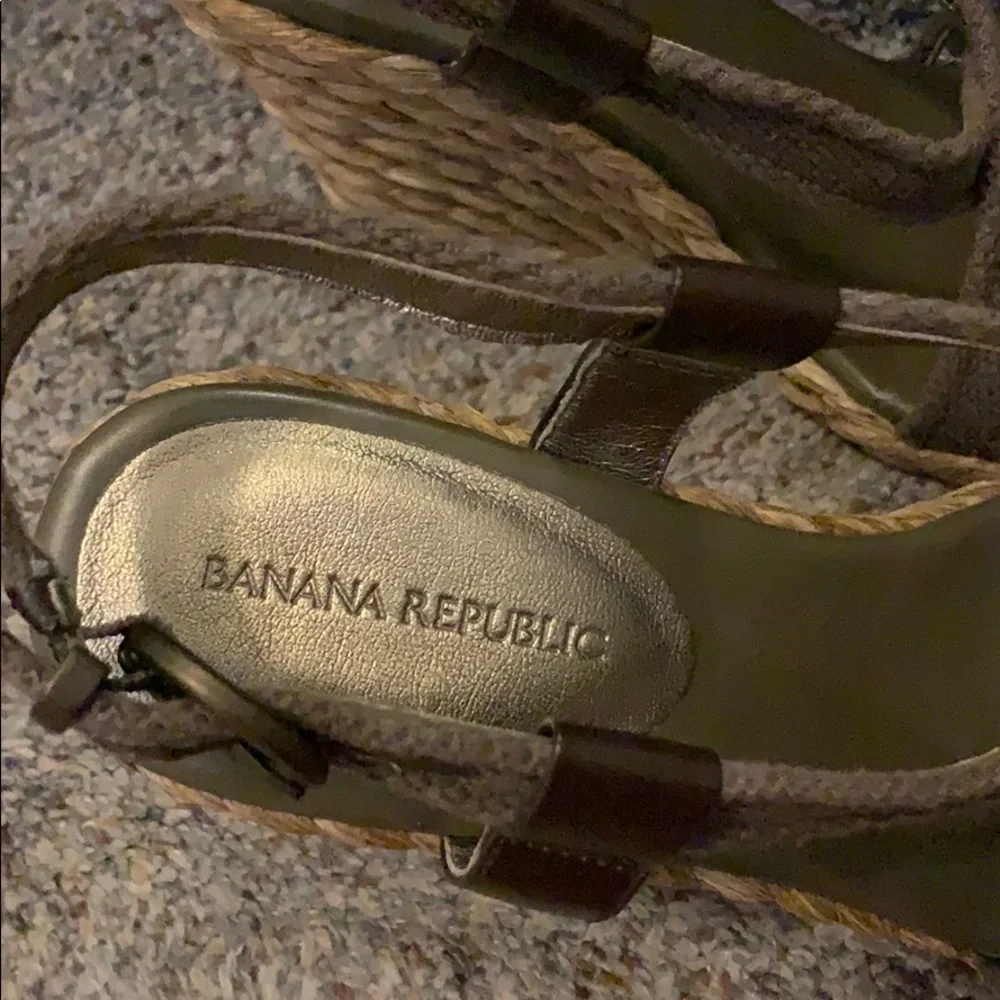 Banana Republic Vierra Espadrille Wedge Sandals